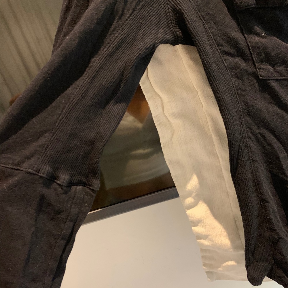 James Perse Button-Down Black Blouse - image 3